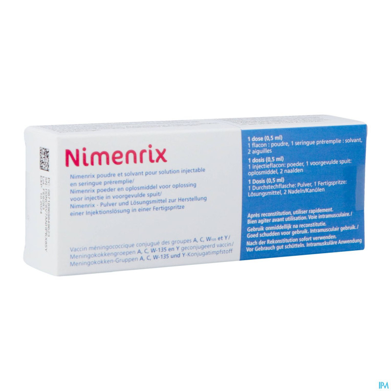 Nimenrix orifarm    pdr ser inj 1x0,5ml pip