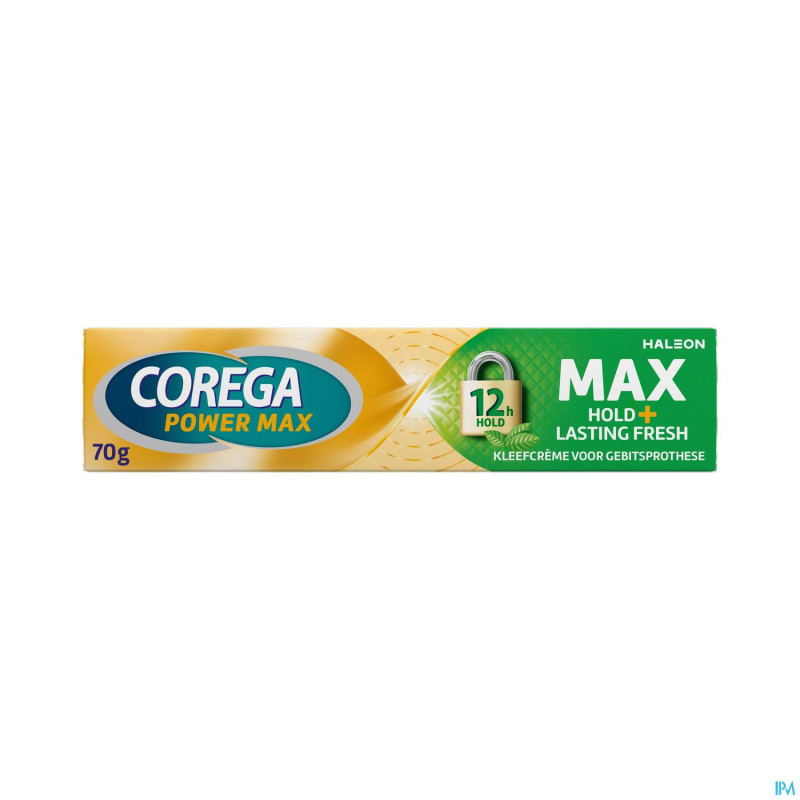 Corega max hold + lasting fresh    tube 70g