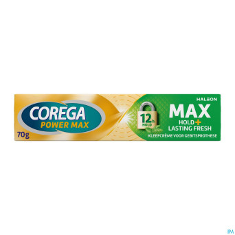 Corega max hold + lasting fresh    tube 70g