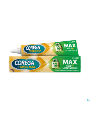 Corega max hold + lasting fresh    tube 70g