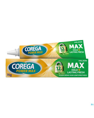 Corega max hold + lasting fresh    tube 70g
