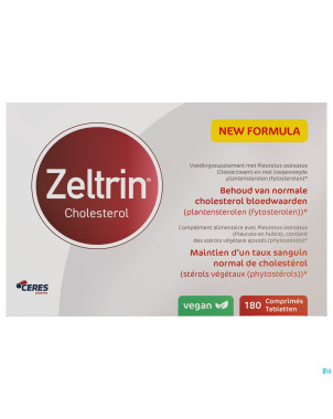 Zeltrin cholesterol    comp 180