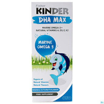 Fisher kinder omega 3 dha max 125ml