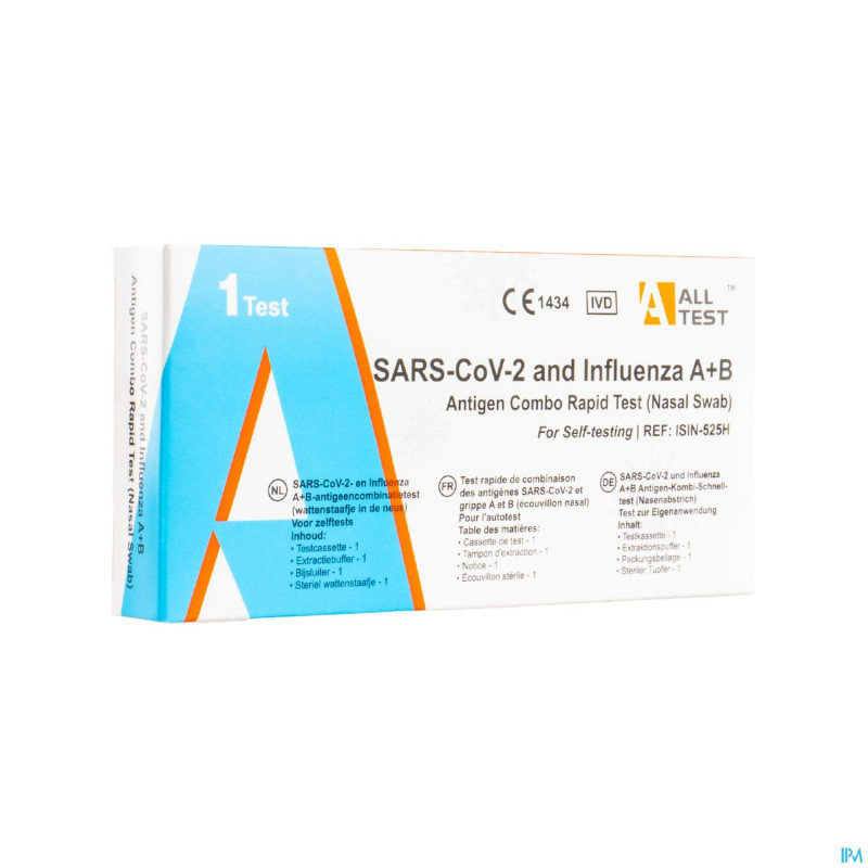 Alltest sars-cov-2&influenza a+b    1 o'life