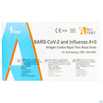 Alltest sars-cov-2&influenza a+b    1 o'life