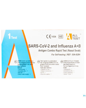 Alltest sars-cov-2&influenza a+b    1 o'life