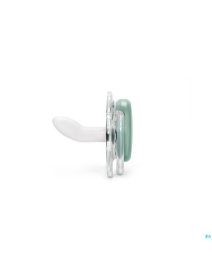 Suavinex bonhomia soother sili.flat 0/6m owl green