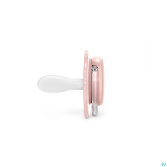 Suavinex bonhomia soother sili.rev 6/18m owl pink