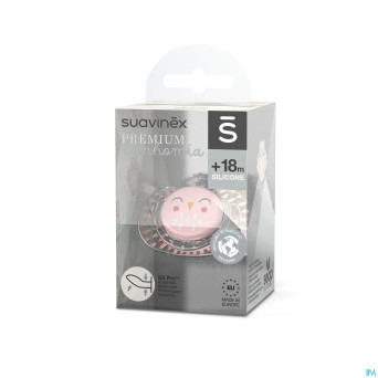 Suavinex bonhomia sooth.sili.rev +18m feather pink