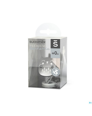 Suavinex bonhomia soother chain owl beige