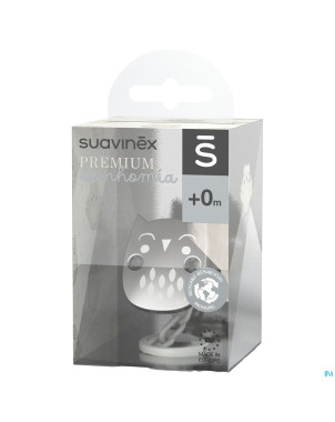 Suavinex bonhomia soother chain owl beige