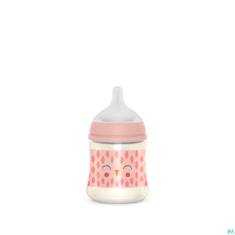 Suavinex bonhomia bottle pa sili.feather pink150ml