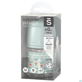 Suavinex bonhomia bottle pa sili.feathergreen150ml