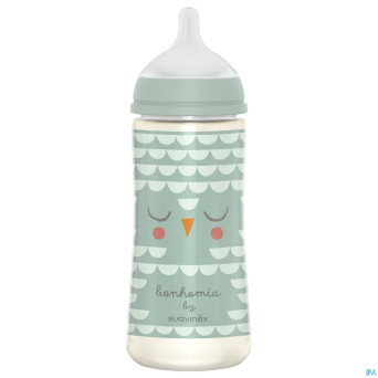 Suavinex bonhomia bottle pa sili.feathergreen360ml