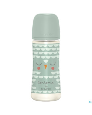 Suavinex bonhomia bottle pa sili.feathergreen360ml