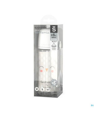 Suavinex bonhomia bottle pa sili.featherbeige360ml