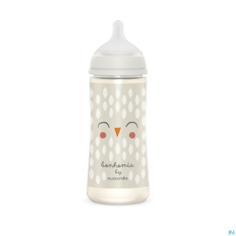 Suavinex bonhomia bottle pa sili.featherbeige360ml