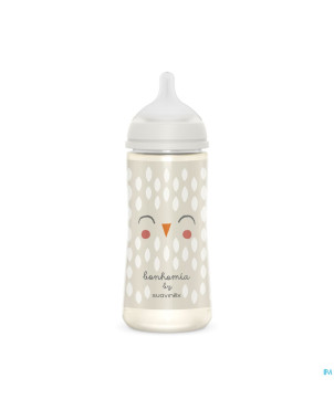 Suavinex bonhomia bottle pa sili.featherbeige360ml