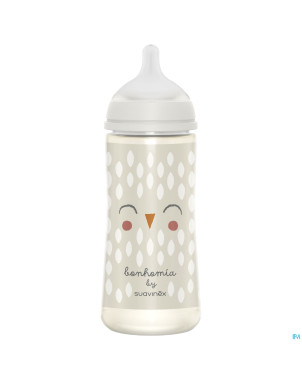 Suavinex bonhomia bottle pa sili.featherbeige360ml