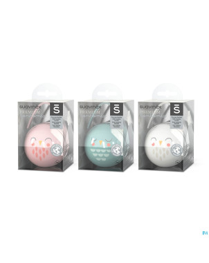 Suavinex bonhomia duo soother holder owl pink