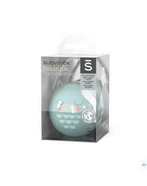 Suavinex bonhomia duo soother holder owl green