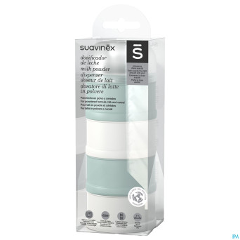 Suavinex bonhomia milk powder dispenser green