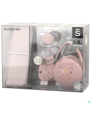 Suavinex bonhomia gift set pink    4 prod.