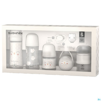 Suavinex bonhomia welcome baby set beige   6 prod.