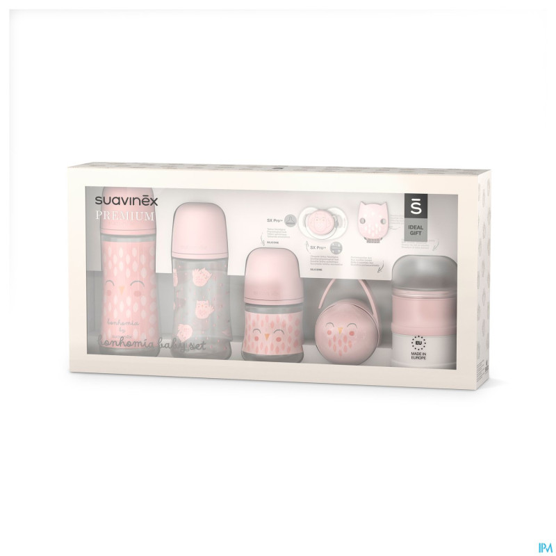 Suavinex bonhomia welcome baby set pink    6 prod.