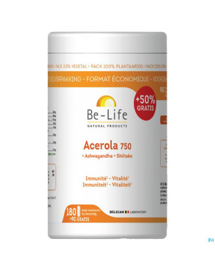 Acerola 750 be life    caps 270