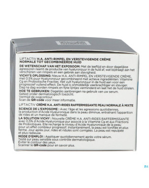 Vichy liftactiv ha cr a/ride rafferm.norm&mixt50ml