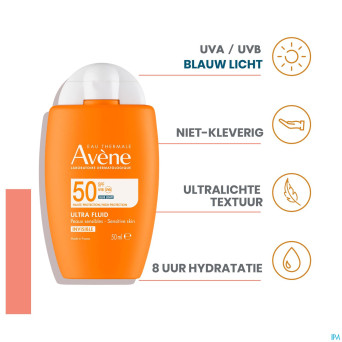 Avene sol spf50 ultra fluid invisible 50ml