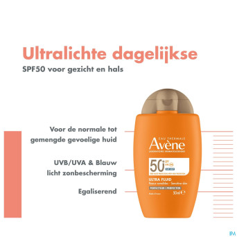 Avene sol spf50+ ultra fluid perfecteur    50ml