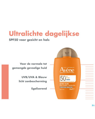 Avene sol spf50+ ultra fluid perfecteur    50ml