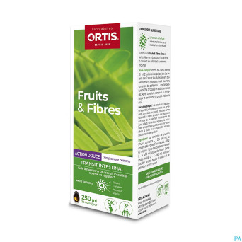 Ortis fruits & fibres action douce sirop    250ml
