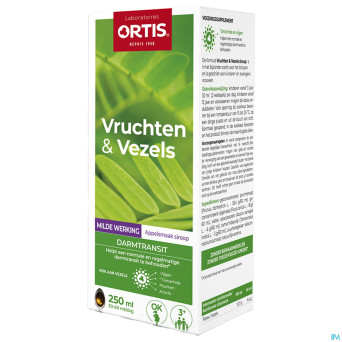 Ortis fruits & fibres action douce sirop    250ml