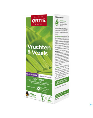 Ortis fruits & fibres action douce sirop    250ml
