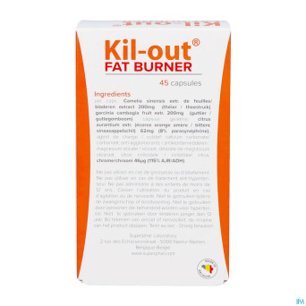 Kil out fat burner    caps 45