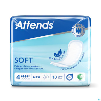 Attends soft 4 maxi 10