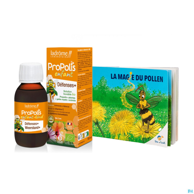 Ladrome propolis enfant def.&vit.sol buv bio 100ml