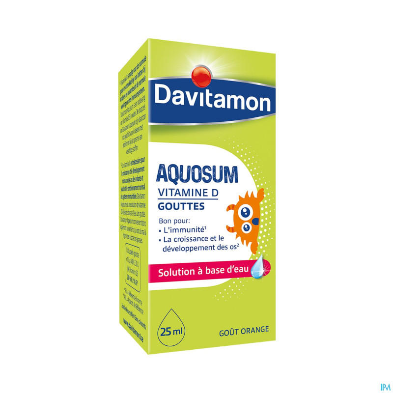 Davitamon vitamine d aquosum    gouttes 25ml
