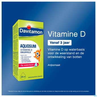 Davitamon vitamine d aquosum    gouttes 25ml