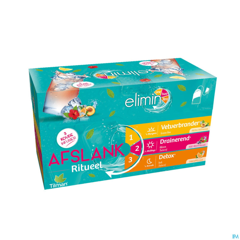 Elimin one two tea    sach infusions 3x14