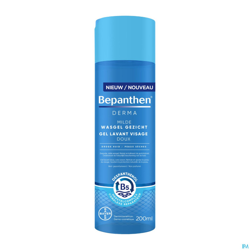 Bepanthen derma gel lavant visage doux fl 200ml