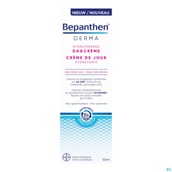 Bepanthen derma creme jour hydratante    tube 50ml