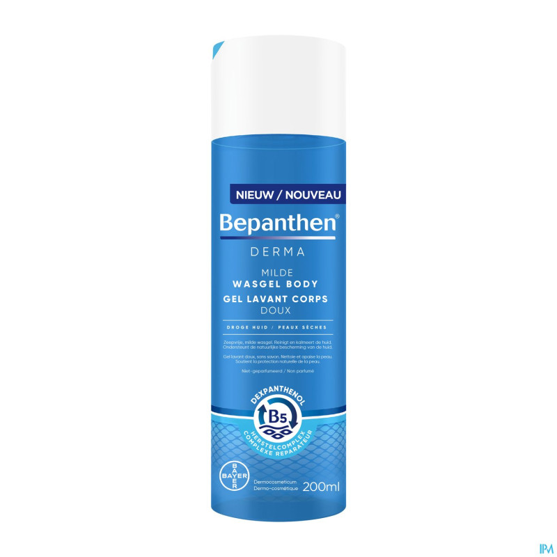 Bepanthen derma gel lavant corps doux fl 200ml