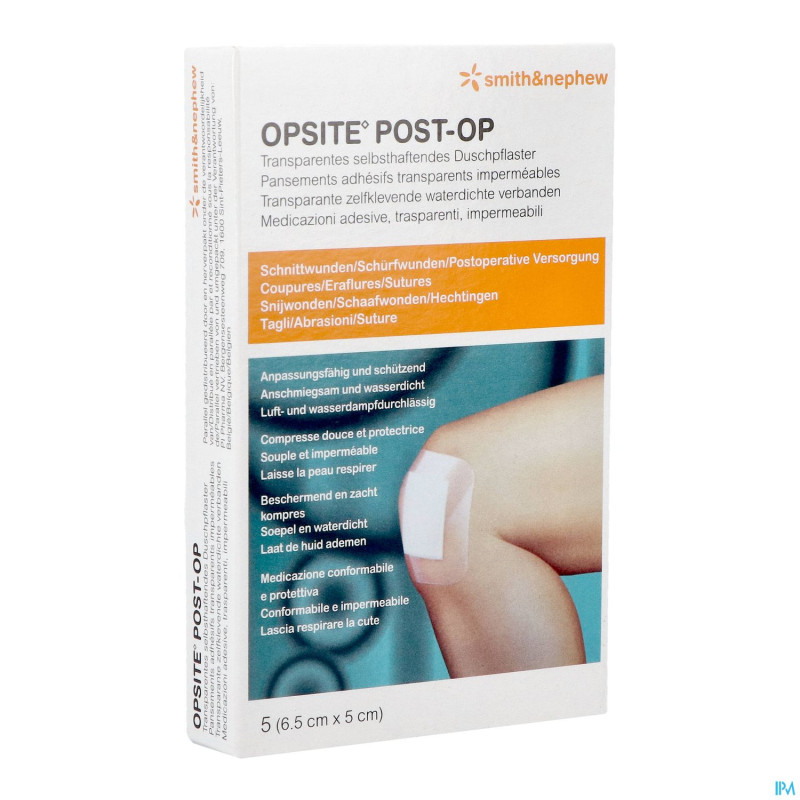 Opsite post op pi pharma 6,5x5cm  5 pip
