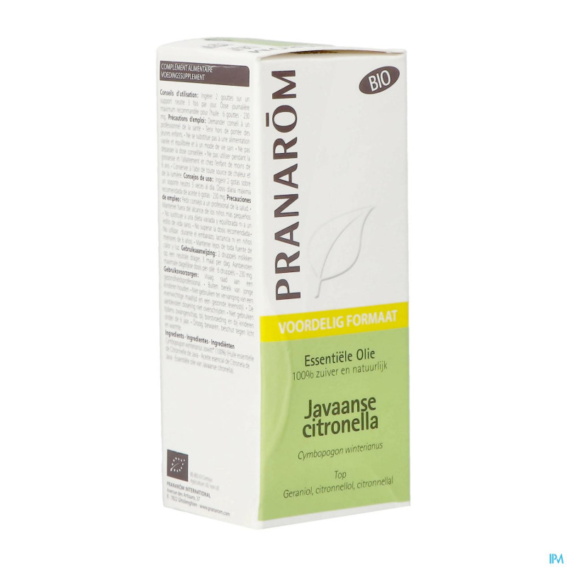 Pranarom he aerienne citronnelle java bio 30ml