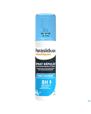 Parasidose spray repulsif a/moustiques&tiques100ml