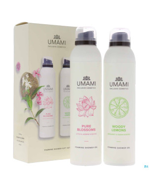 Umami duo pure blossoms&woody lemons    2x200ml